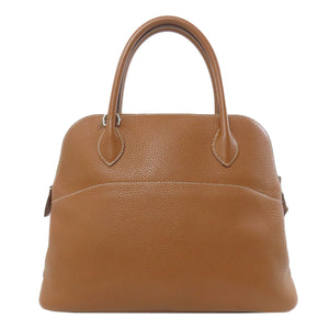 Hermes Handbag Taurillon Clemence gold Bolide 31 Gold SilverMetal