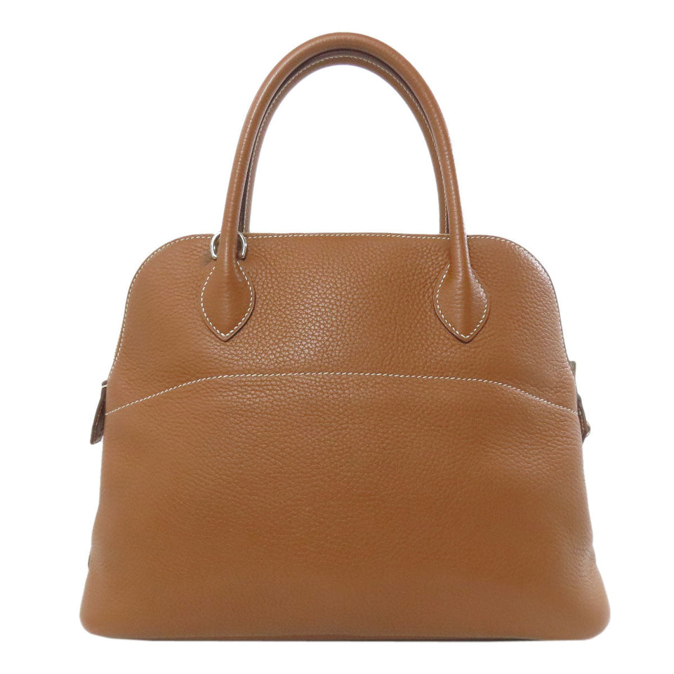 Hermes Handbag Taurillon Clemence gold Bolide 31 Gold SilverMetal