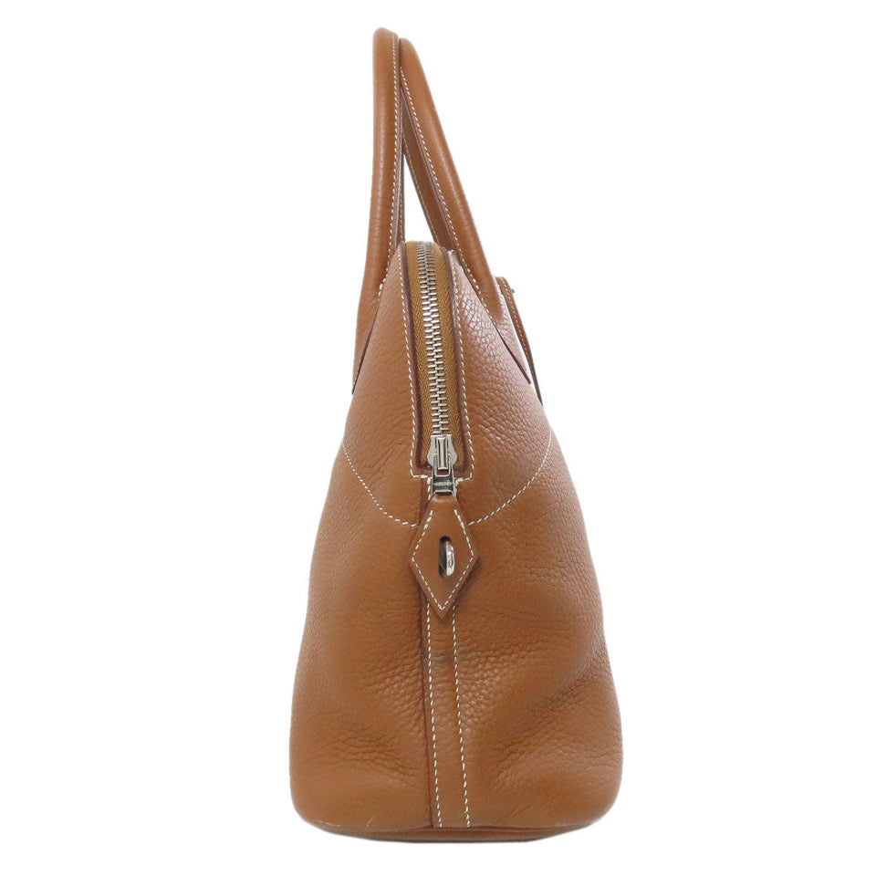 Hermes Handbag Taurillon Clemence gold Bolide 31 Gold SilverMetal