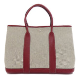 Hermes Handbag canvas gray Garden party TPM