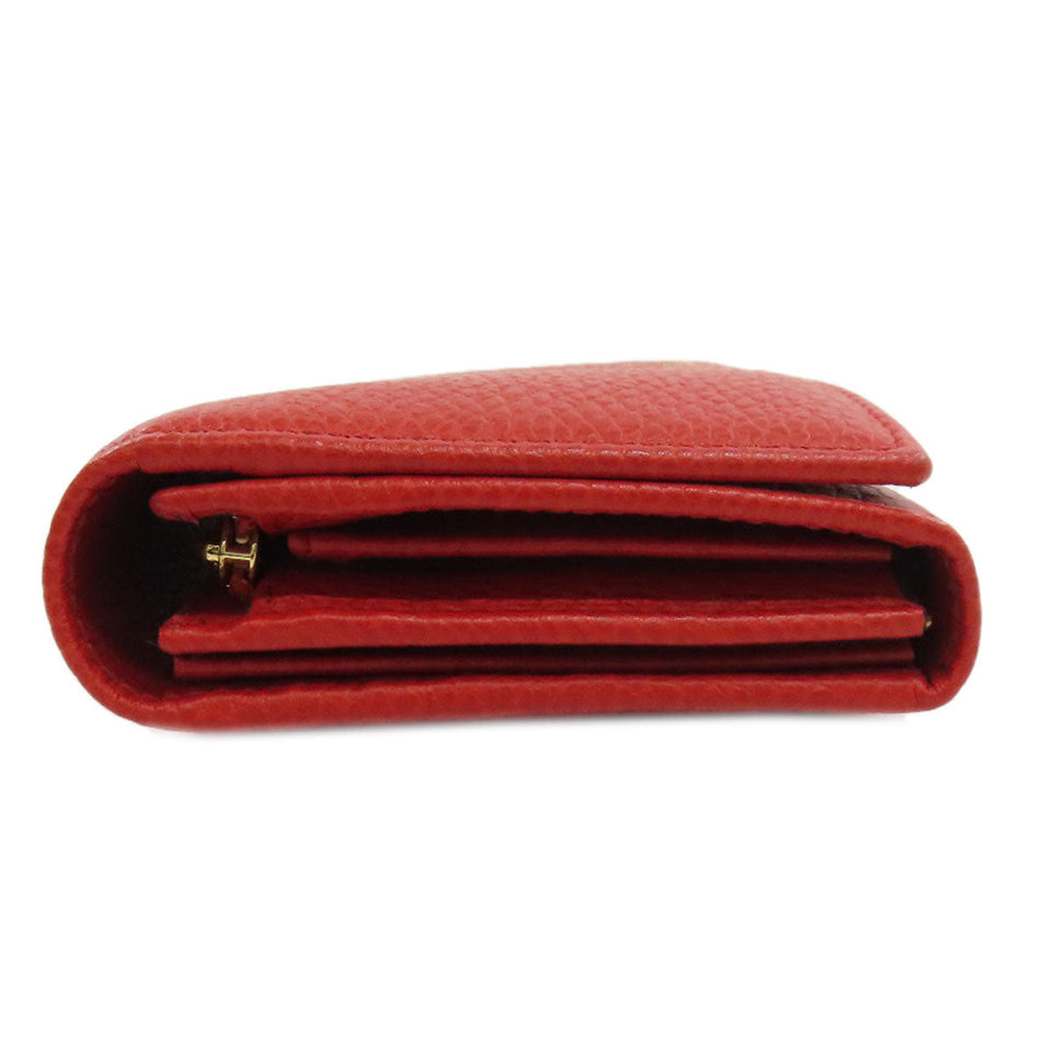 Gucci Long Wallet Purse 354498 leather Red Swing