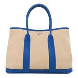 Hermes Handbag Tower ash Orange Garden Party TPM SilverMetal