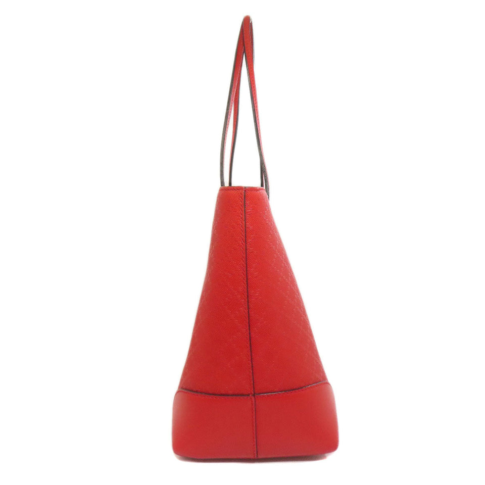 Gucci Tote Bag 353397 leather Red Diamante