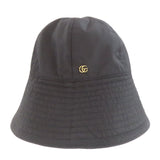 Gucci hat 729470 Nylon black GG Bucket Hat