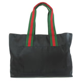 Gucci Tote Bag 802172 Nylon black Large Tote Sherry Line