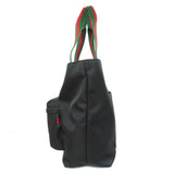 Gucci Tote Bag 802172 Nylon black Large Tote Sherry Line