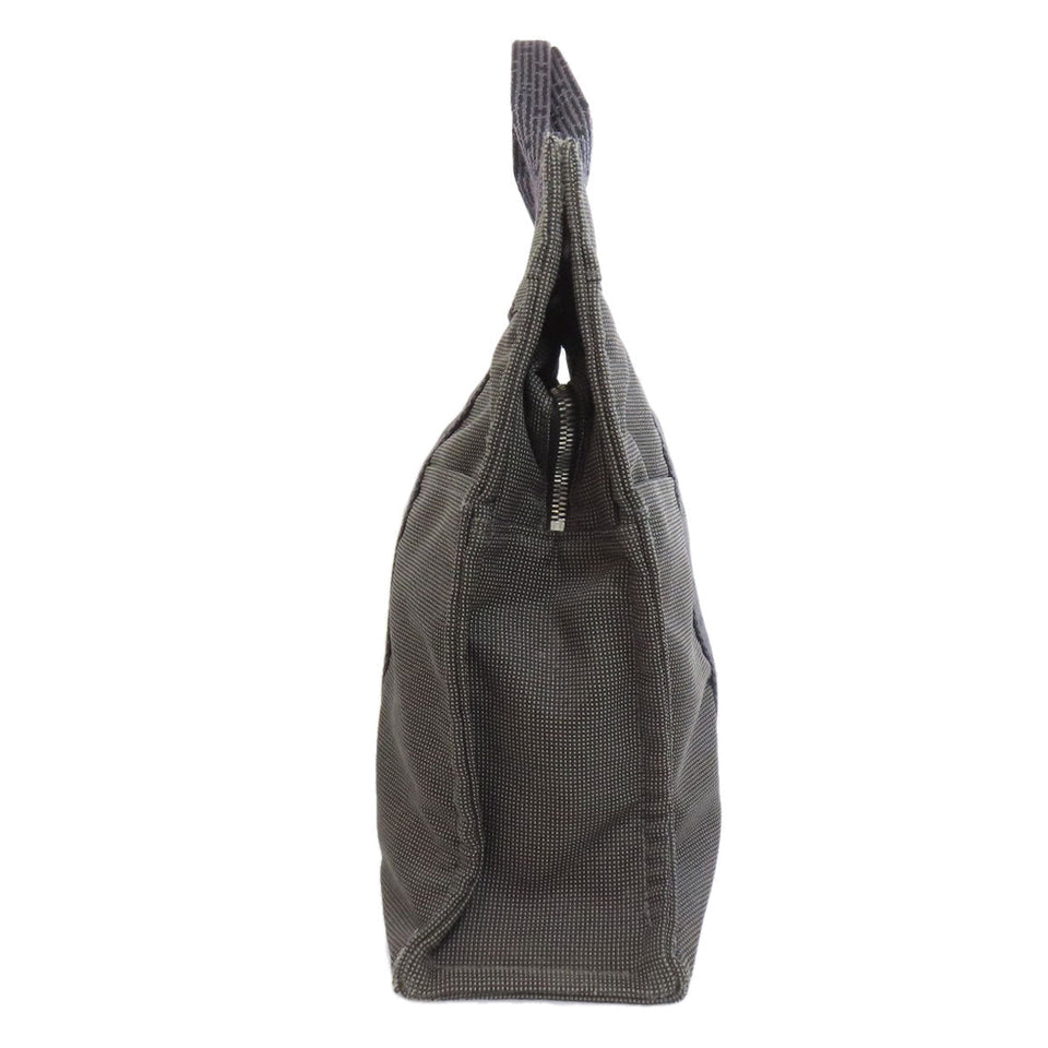 Hermes Tote Bag canvas gray Her LineMM