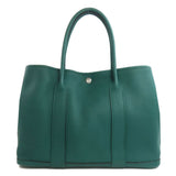 Hermes Tote Bag Negonda green Garden Party PM Malachite Silver Metal