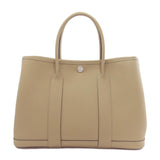 Hermes Handbag Negonda Brown Garden Party PM SilverMetal
