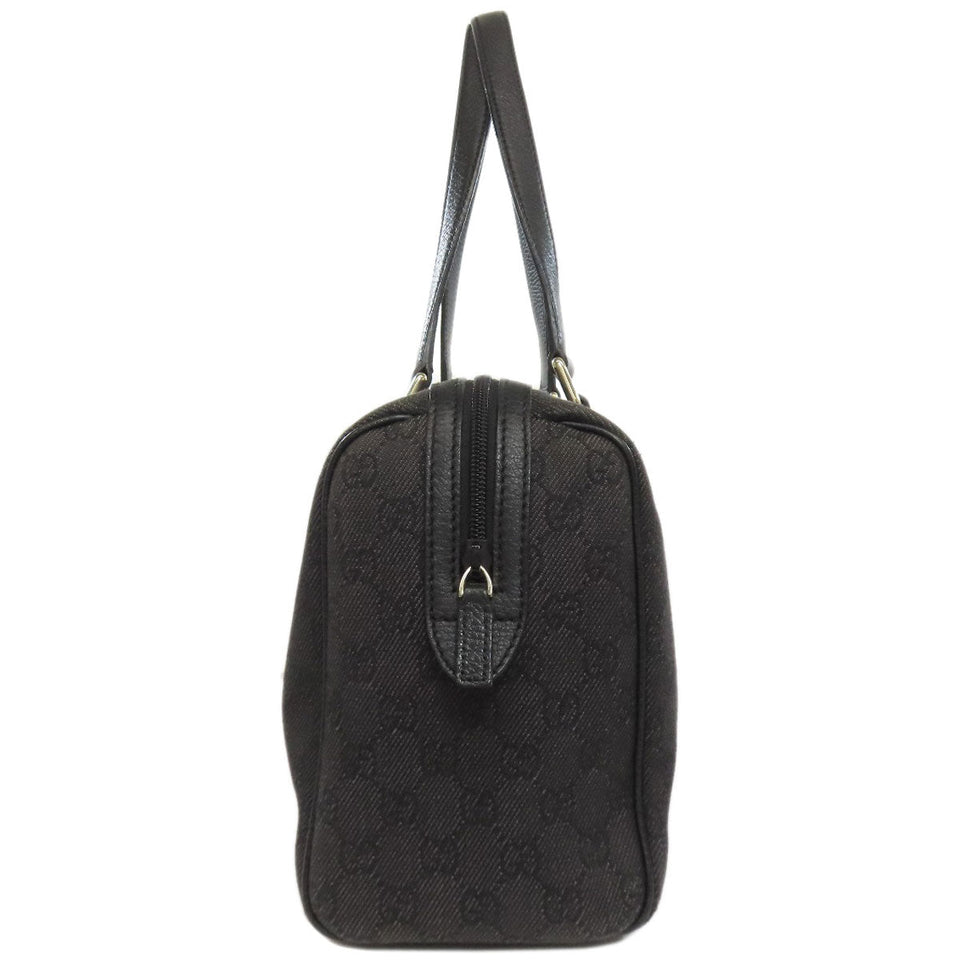 Gucci Boston Duffel bag 257288 canvas black GG Pattern Outlet Mini Boston Bag