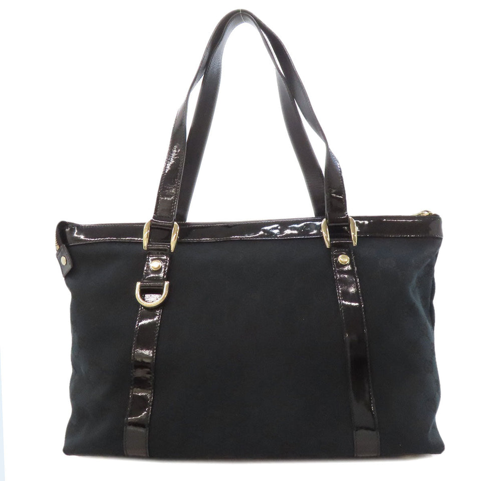 Gucci Handbag 141470 canvas black Abby GG