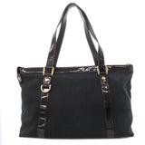 Gucci Handbag 141470 canvas black Abby GG