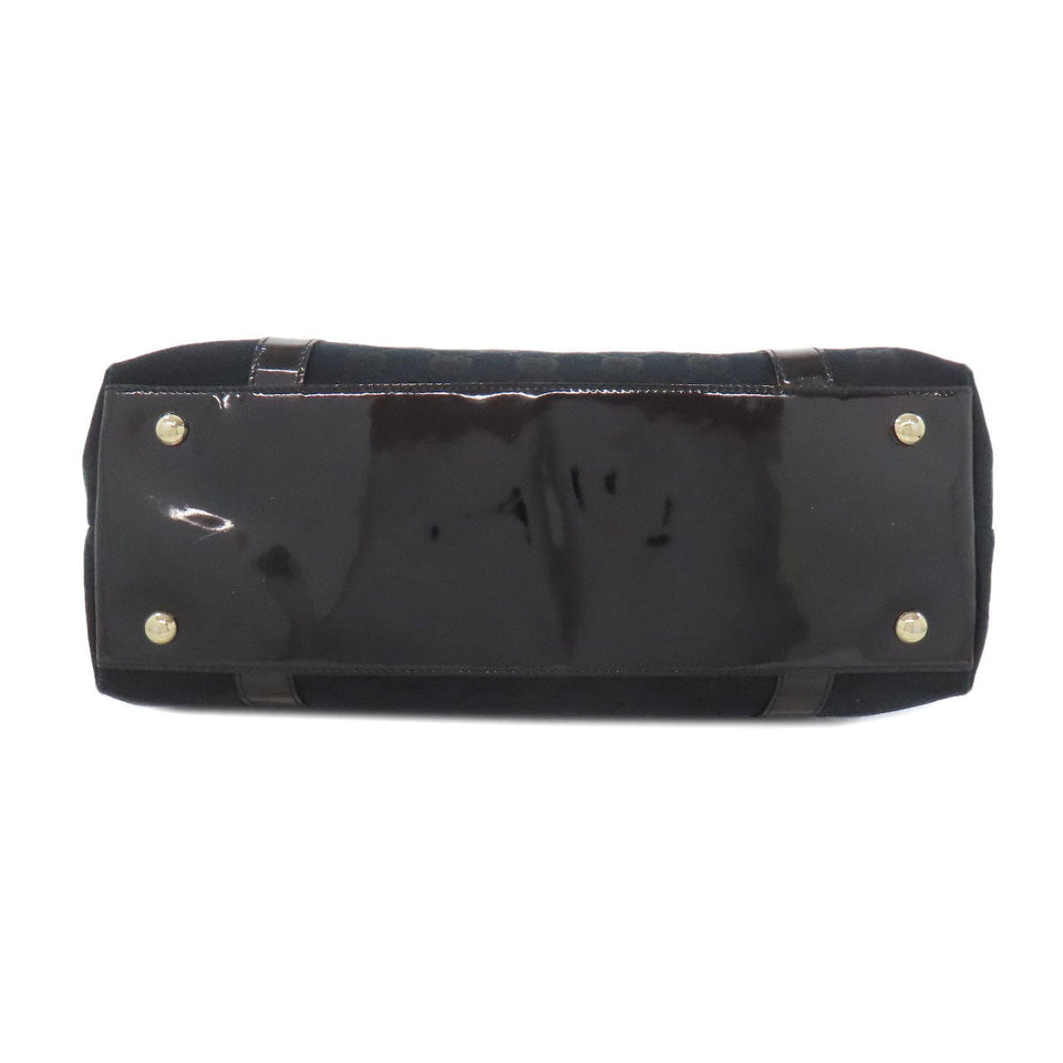 Gucci Handbag 141470 canvas black Abby GG