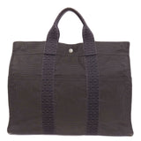 Hermes Tote Bag canvas gray Her LineMM