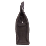 Hermes Tote Bag canvas gray Her LineMM