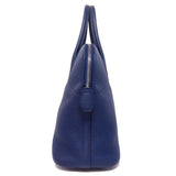 Hermes Handbag Taurillon Clemence blue Bolide 31 SilverMetal
