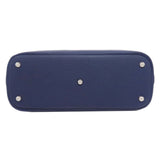 Hermes Handbag Taurillon Clemence blue Bolide 31 SilverMetal
