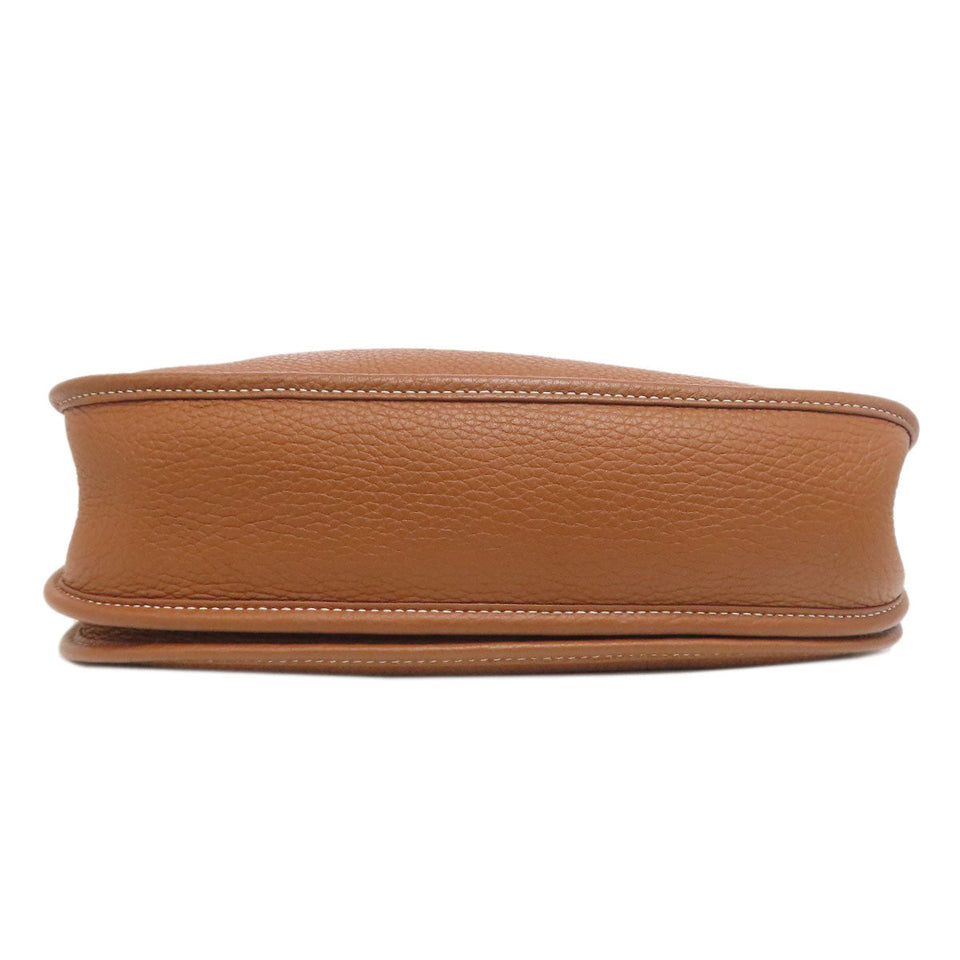 Hermes Shoulder Bag Taurillon Clemence gold Evelyn 3 PM Gold Metal
