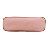Hermes Cosmetics Pouch canvas pink Bolide Pouch Silver Metal
