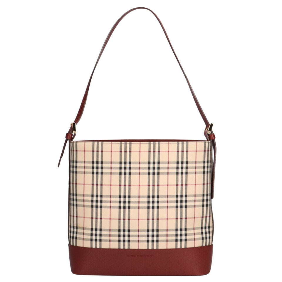 Luxury Burberry Nova Check Shoulder Bag