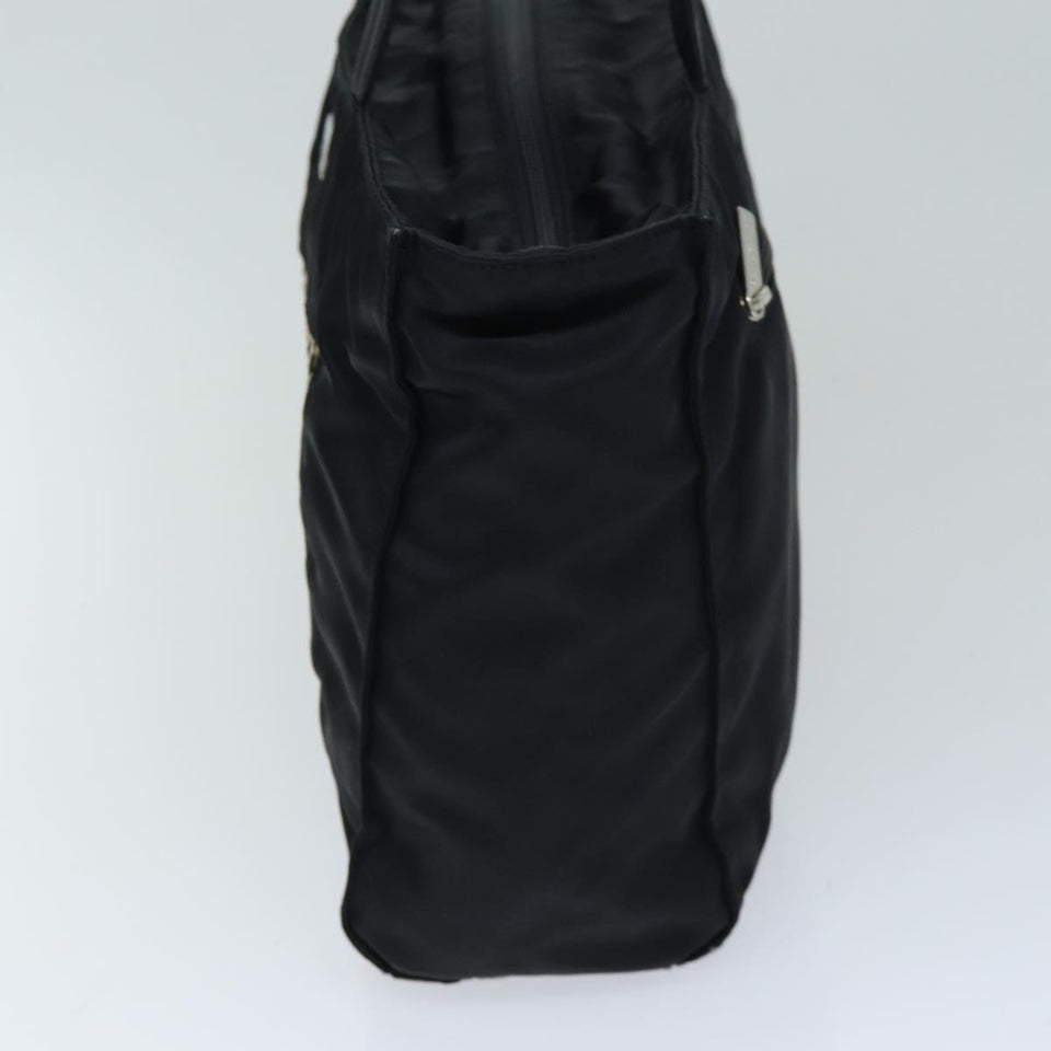 Luxury BurberrySs Tote Bag Nylon Black Auth 76211