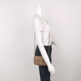 Gucci Marmont Super Mini Flap Leather Bag Beige Leather