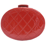 Chanel Patent Leather Matelassé Mini Chain Vanity Shoulder Bag AP1573