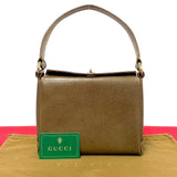 Gucci Handbag leather Brown Women