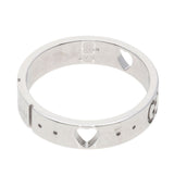 Gucci Ring K18WG Silver Icon Amor # 7
