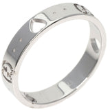 Gucci Ring K18WG Silver Icon Amor #17