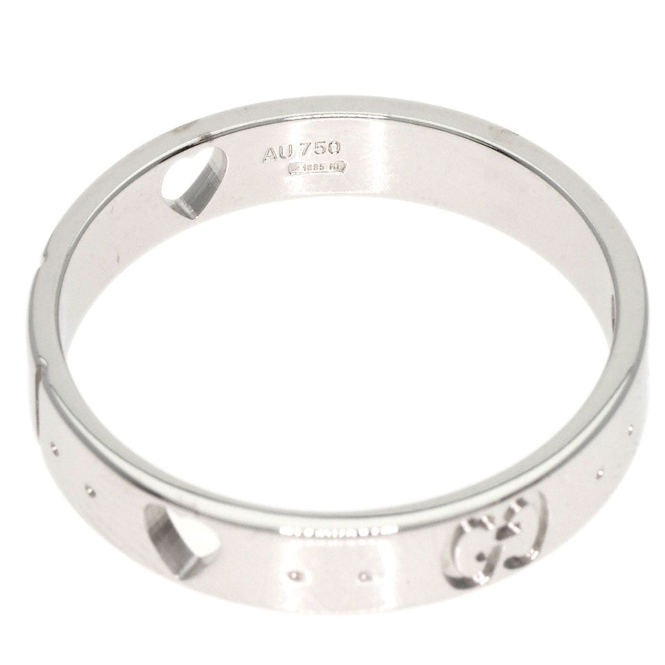 Gucci Ring K18WG Silver Icon Amor #17
