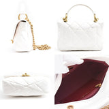 Chanel Calfskin Matelassé Chain Shoulder Bag AS4195 Pre-owned