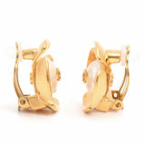 Chanel GP Coco Mark Flower Design Earrings 96P