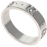 Gucci Ring K18WG Silver Icon # 6