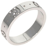 Gucci Ring K18WG Silver Icon # 6