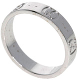 Gucci Ring K18WG Silver Icon # 11
