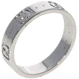 Gucci Ring K18WG Silver Icon # 11