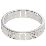 Gucci Ring K18WG Silver Icon # 11