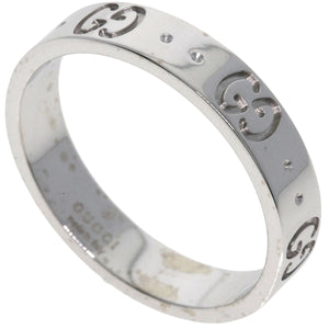 Gucci Ring K18WG Silver Icon #14