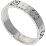 Gucci Ring K18WG Silver Icon #14