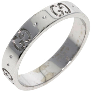 Gucci Ring K18WG Silver Icon #14