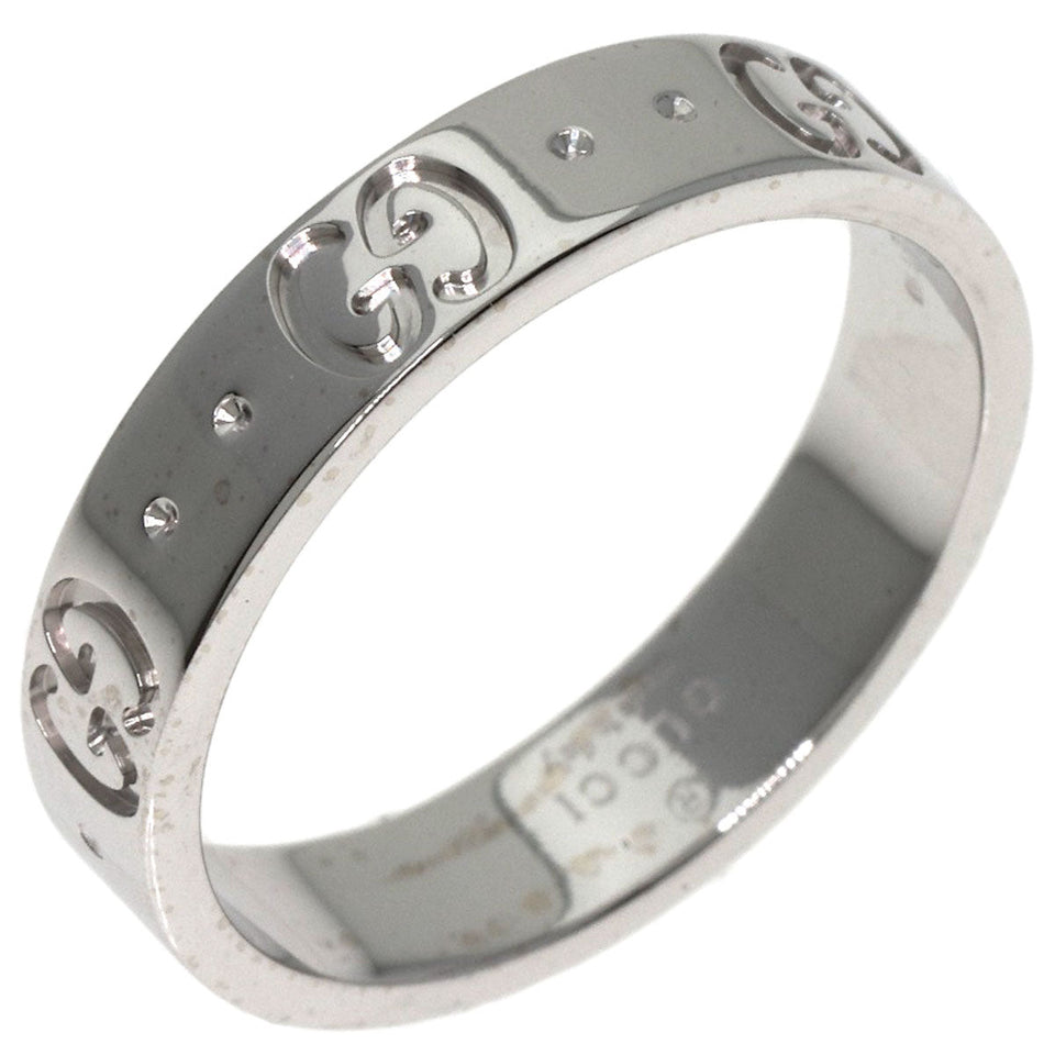 Gucci Ring K18WG Silver Icon #11