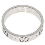 Gucci Ring K18WG Silver Icon #11