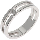 Gucci Ring K18WG Silver Infinity #7
