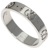 Gucci Ring K18WG Silver Icon # 11
