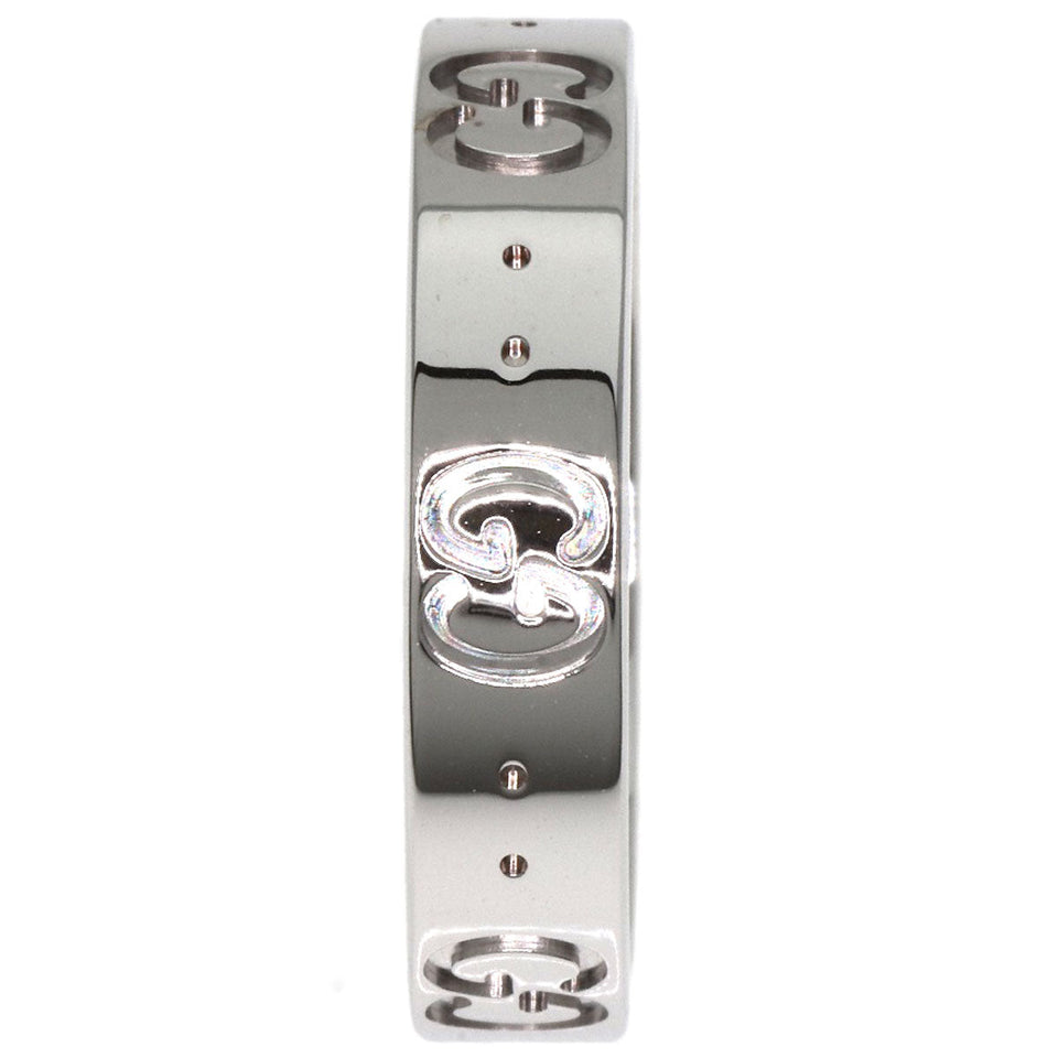 Gucci Ring K18WG Silver Icon # 11