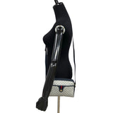 Gucci Shoulder Bag Leather, PVC Navy Micro GG Sherry line Women