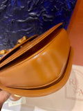 Gucci Bamboo 1947 Top Handle Bag Leather Medium Tan Brown
