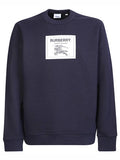 Luxury Burberry Men's Prorsum Label Cotton Sweatshirt Navy
