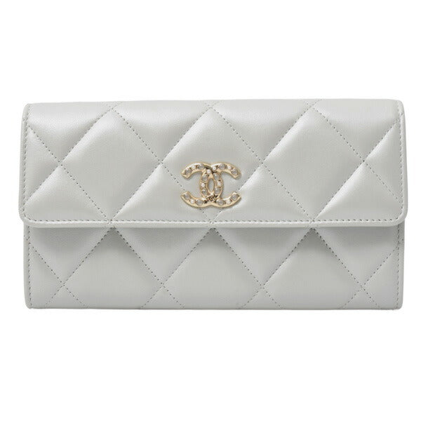 Chanel Matelasse Lambskin Long Wallet